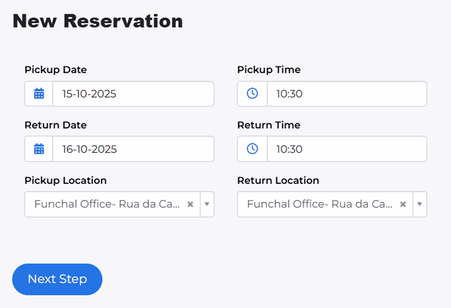 Pick a Location & Set Dates